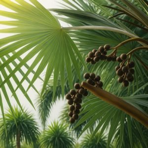 fruto de palma enana americana